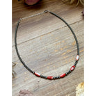 Bijoux Fab Orange Spiny Oyster Choker - 14.5" CHO-STE-157-SPI