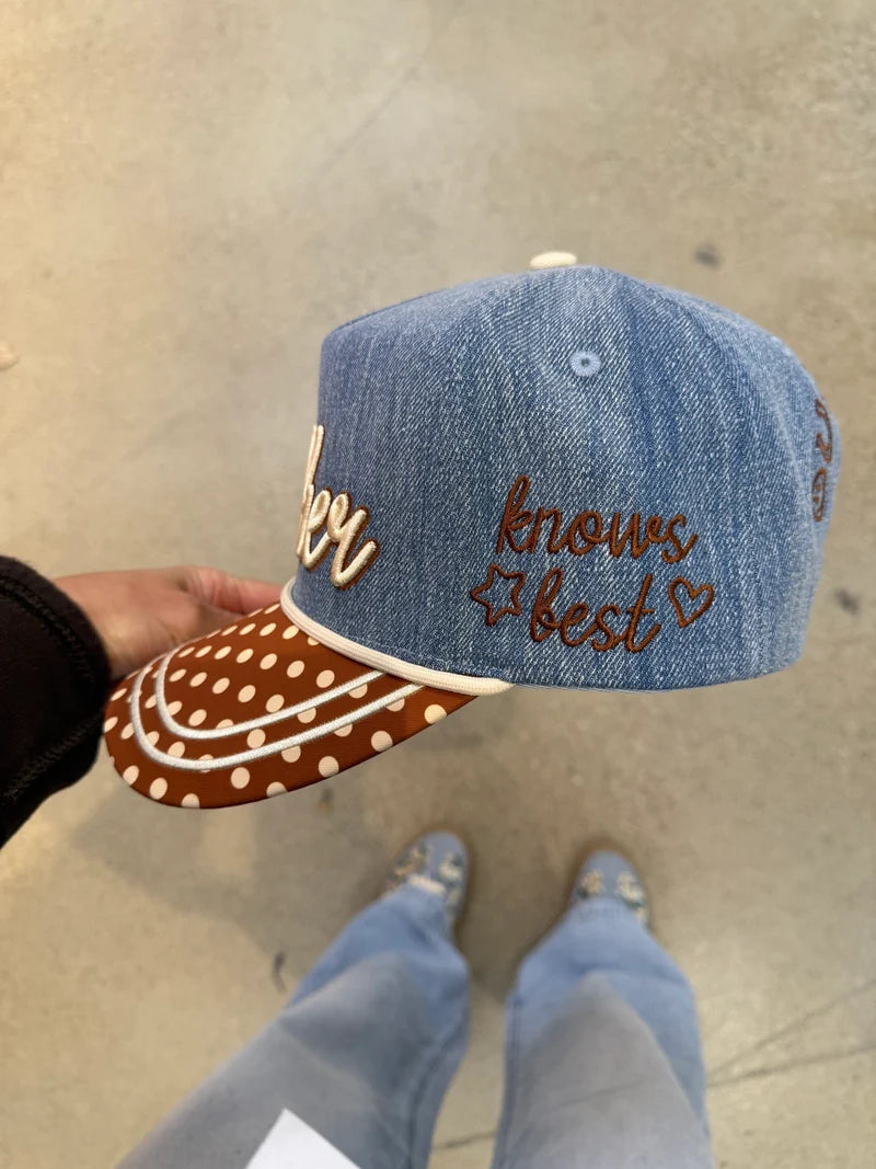 Poppy and Pine Women's Mother Knows Best Cap 