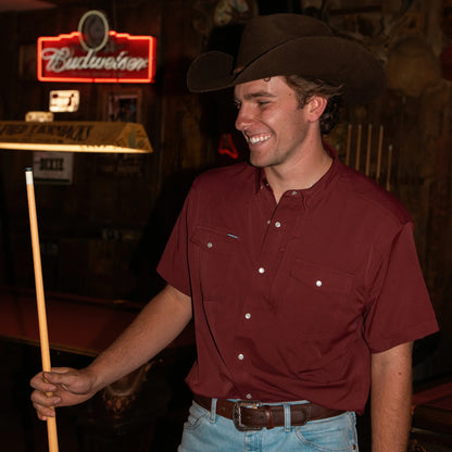 Men's Poncho "The Kyle" Pearl Snap Short Sleeve Shirt