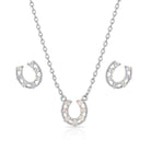Women's Montana Silversmiths Delicate Glamour Horseshoe Jewelry Set JS5769