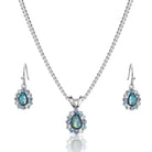 Women's Montana Silversmiths Northern Glow Opal Jewelry Set JS6537