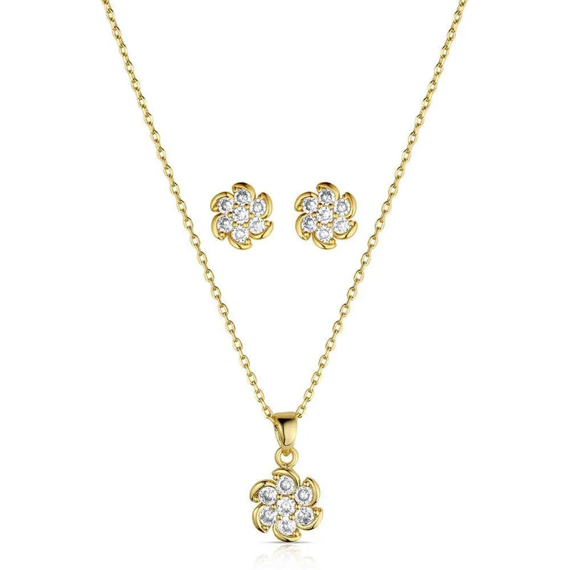 Women's Montana Silversmiths In The Wind Crystal Jewelry Set JS6552
