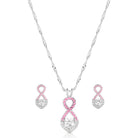 Montana Silversmiths Women's Tough Enough To Wear Pink Love Jewelry Set JS6595TWP
