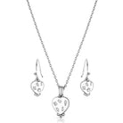 Montana Silversmiths Women's Snowcapped Heart Jewelry Set JS6615