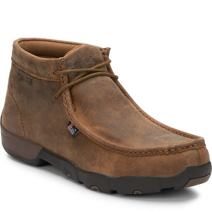 Men's Justin 4" Cappie Steel Toe Shoe 235 - Crazy House Western Wear