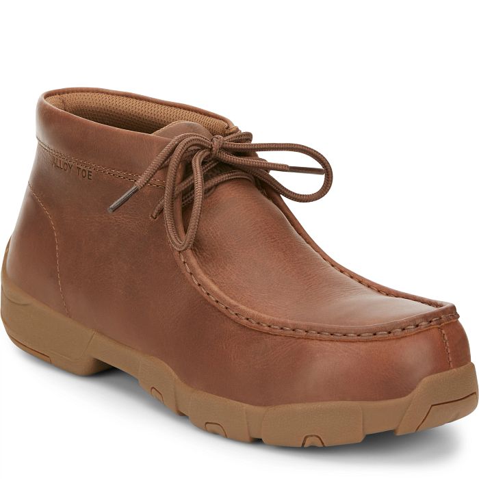 Men's Justin Cappie 4" Alloy Toe Shoe SE242 - Crazy House Western Wear