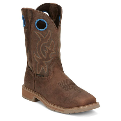 Men's Justin All Around 11" Waterproof Steel Toe Boot SE3115 - Crazy House Western Wear