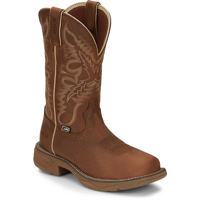 Women's Justin Rush 11" Waterproof Composite Nano Toe Boot SE4352 - Crazy House Western Wear