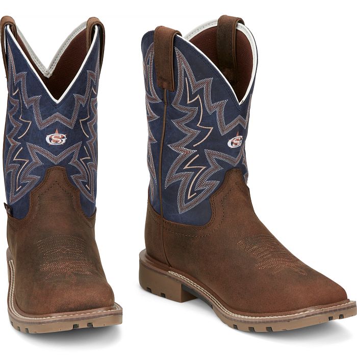 Men's Justin Dusty 11" Work Boot GR9063 - Crazy House Western Wear
