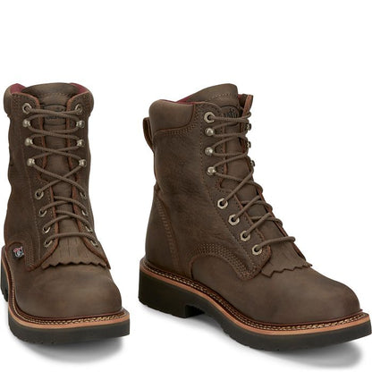 Men's Justin Rivot 8" Lace-Up OW440 - Crazy House Western Wear