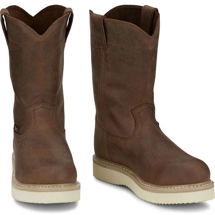 Men's Justin Ram 10" Steel Toe Boot OW4711 - Crazy House Western Wear