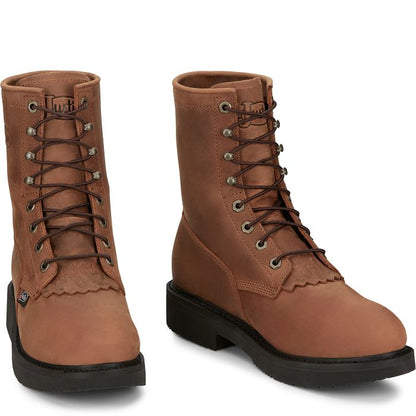 Men's Justin Livestock 11" Steel Toe Lace-Up OW764 - Crazy House Western Wear