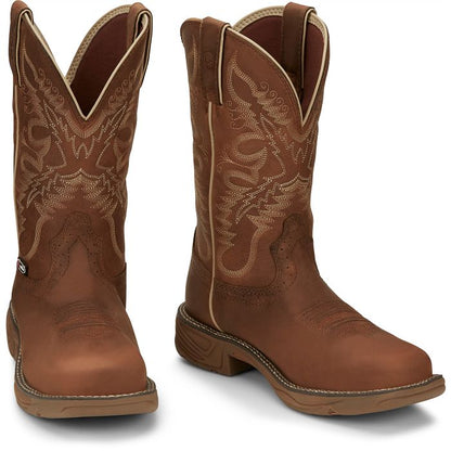 Women's Justin Rush 11" Waterproof Composite Nano Toe Boot SE4352 - Crazy House Western Wear