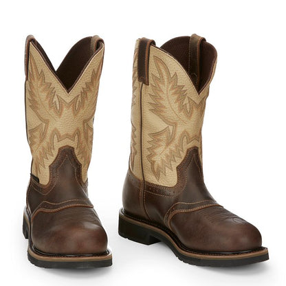 Men's Justin Superintendent 11" Steel Toe Boot SE4661 - Crazy House Western Wear