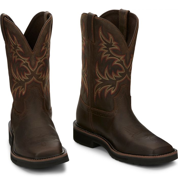 Men's Justin Driller 11" Work Boot SE4681 - Crazy House Western Wear