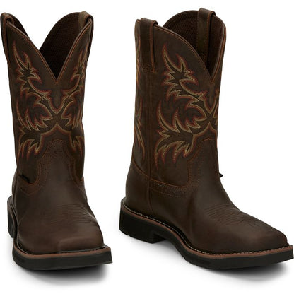Men's Justin Driller 11" Steel Toe Boot SE4682 - Crazy House Western Wear
