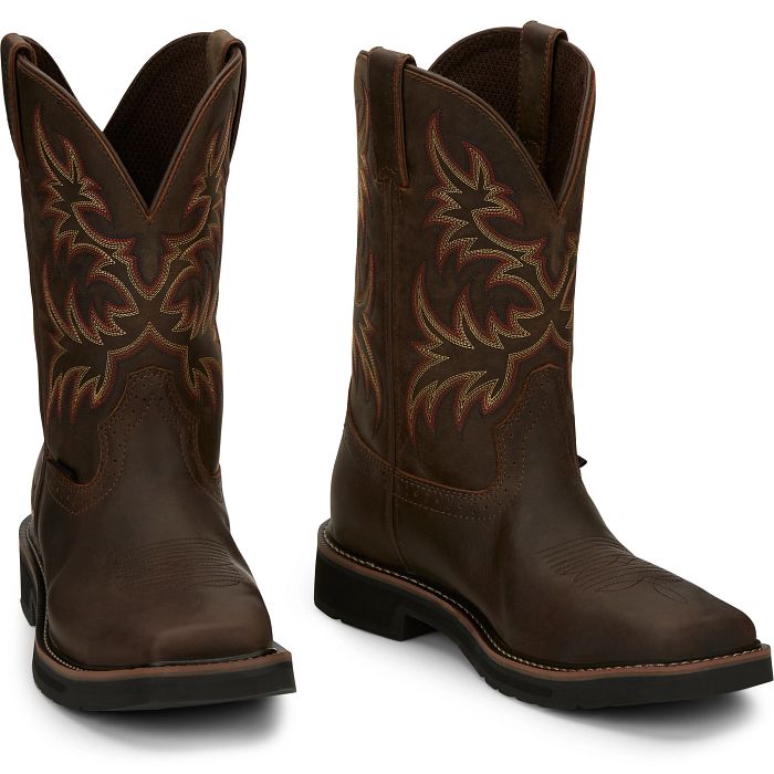 Men's Justin Driller 11" Steel Toe Boot SE4682 - Crazy House Western Wear