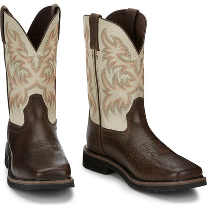 Men's Justin Driller 11" Work Boot SE4683 - Crazy House Western Wear