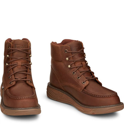 Men's Justin Rush 6" Waterproof Wedge SE470 - Crazy House Western Wear
