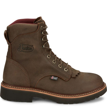 Men's Justin Rivot 8" Lace-Up OW440 - Crazy House Western Wear