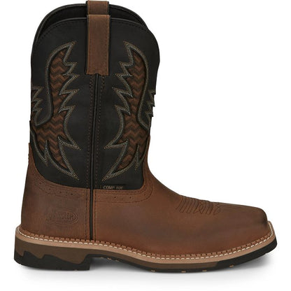 Men's Justin Bolt 11" Nano Safety Toe Boot SE4113 - Crazy House Western Wear