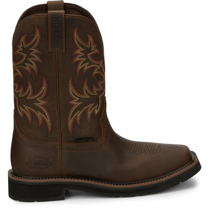 Men's Justin Driller 11" Steel Toe Boot SE4682 - Crazy House Western Wear