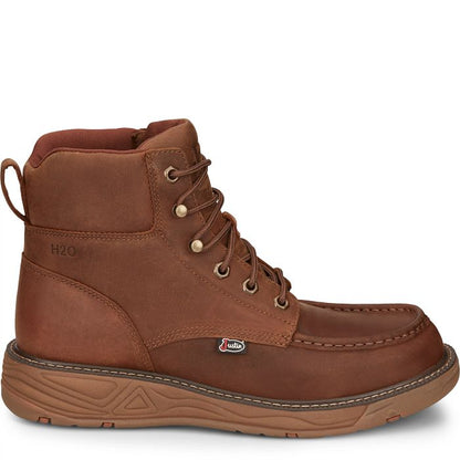 Men's Justin Rush 6" Waterproof Wedge SE470 - Crazy House Western Wear