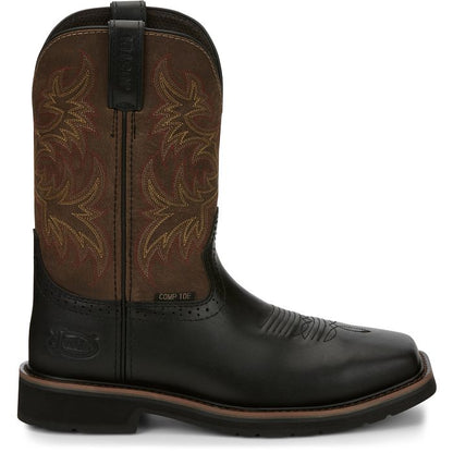 Men's Justin Driller 11" Composite Toe Boot SE4818 - Crazy House Western Wear