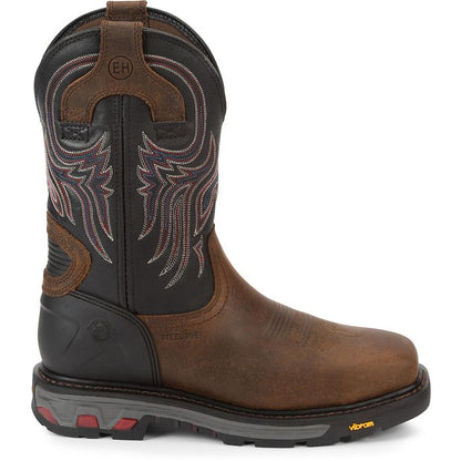 Men's Justin Tanker 11" Steel Toe WK2104 - Crazy House Western Wear