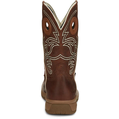 Men's Justin Nitread 11" Waterproof Nano Toe Boot CR3201 - Crazy House Western Wear