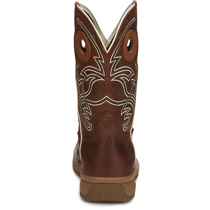Men's Justin Nitread 11" Waterproof Nano Toe Boot CR3201 - Crazy House Western Wear