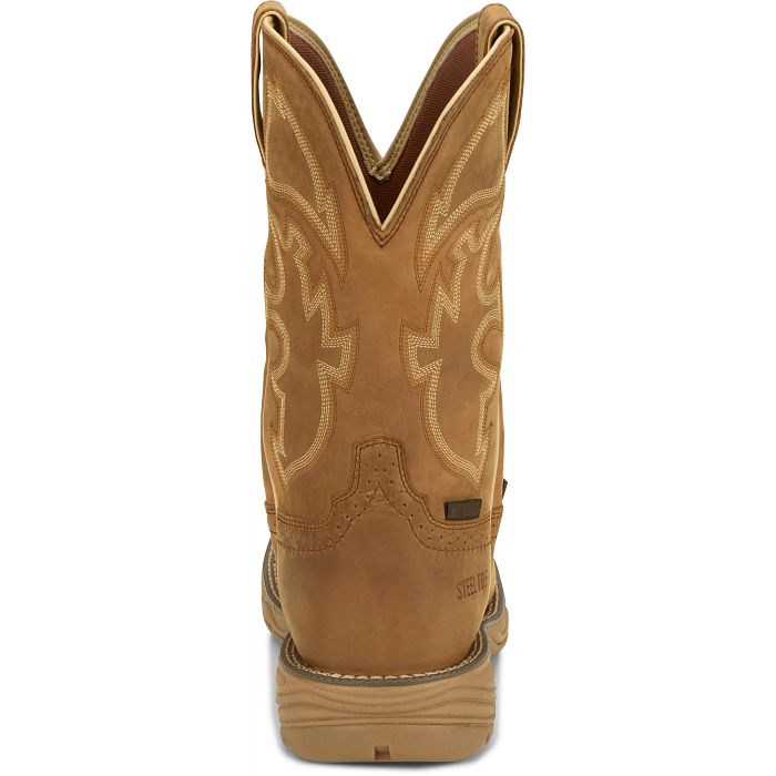 Men's Justin Rush 11" Waterproof Steel Toe Boot SE4340 - Crazy House Western Wear
