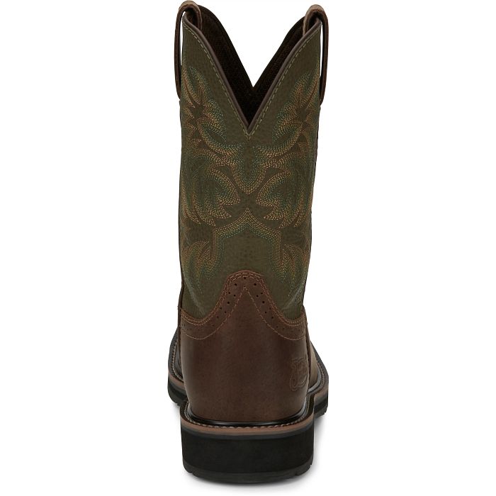 Men's Justin Driller 11" Work Boot SE4687 - Crazy House Western Wear