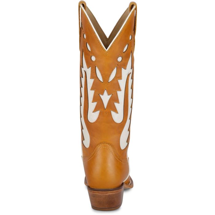 Women's Brown and White Faye 13" Western Shirt 