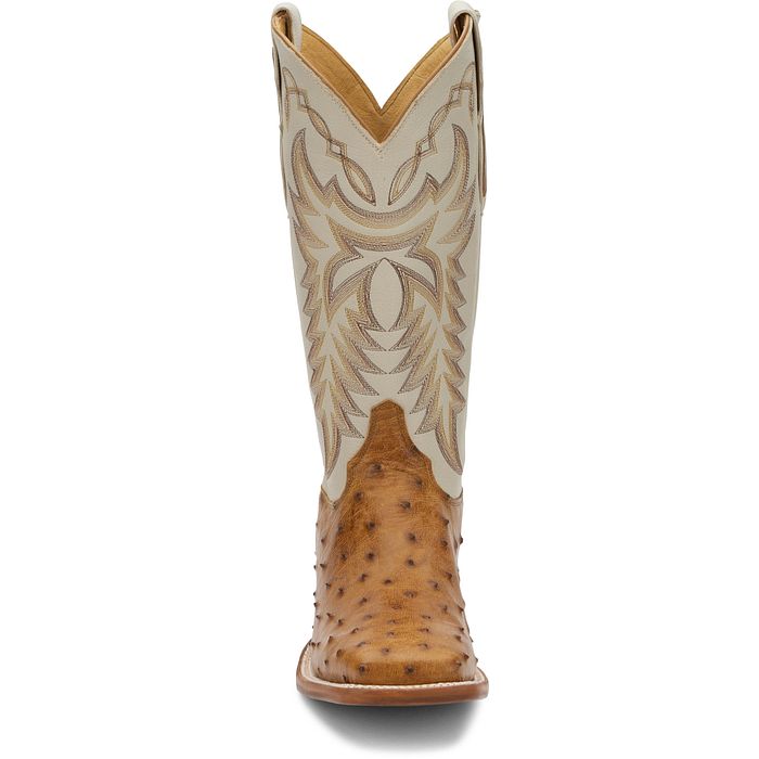 Men's Justin Pascoe 13" Full Quill Ostrich Boot 8094 - Crazy House Western Wear
