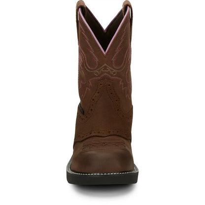Women's Justin Wanette 8" Waterproof Steel Toe Boot GY9980 - Crazy House Western Wear
