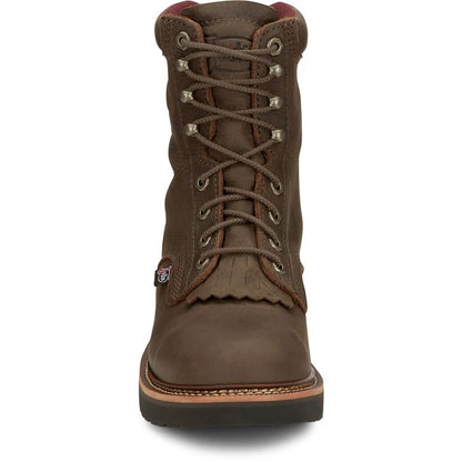 Men's Justin Rivot 8" Lace-Up OW440 - Crazy House Western Wear