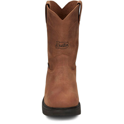 Men's Justin Round-Up 10" Steel Toe Boot OW4764 - Crazy House Western Wear