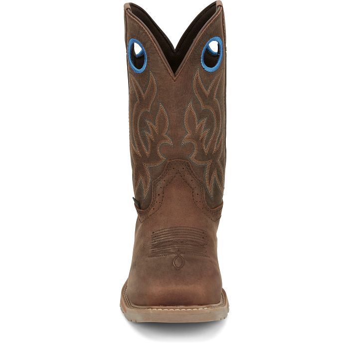 Men's Justin All Around 11" Waterproof Steel Toe Boot SE3115 - Crazy House Western Wear