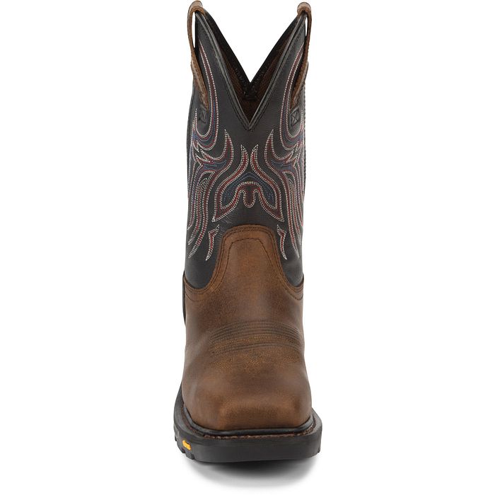 Men's Justin Tanker 11" Steel Toe WK2104 - Crazy House Western Wear