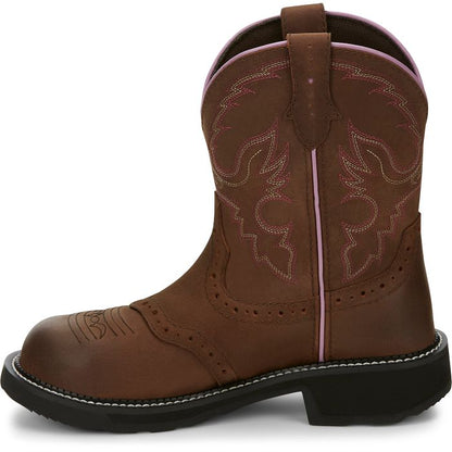 Women's Justin Wanette 8" Waterproof Steel Toe Boot GY9980 - Crazy House Western Wear