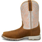 Justin Men's Brown and White Lyte 11" Waterproof Steel Toe Boots MV4595