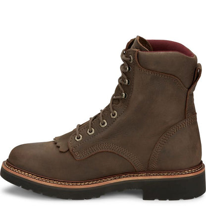 Men's Justin Rivot 8" Lace-Up OW440 - Crazy House Western Wear