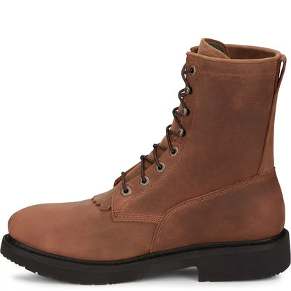 Men's Justin Livestock 11" Steel Toe Lace-Up OW764 - Crazy House Western Wear