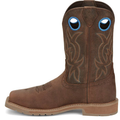 Men's Justin All Around 11" Waterproof Steel Toe Boot SE3115 - Crazy House Western Wear