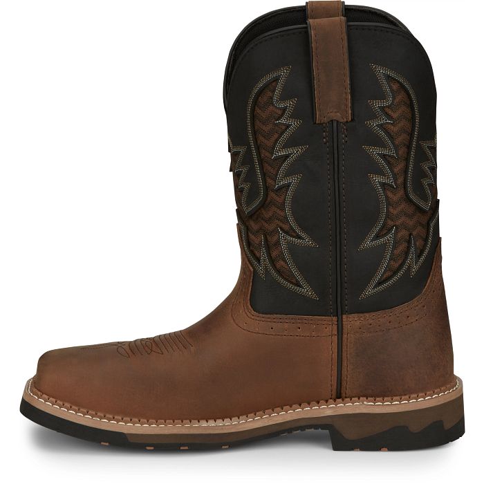 Men's Justin Bolt 11" Nano Safety Toe Boot SE4113 - Crazy House Western Wear