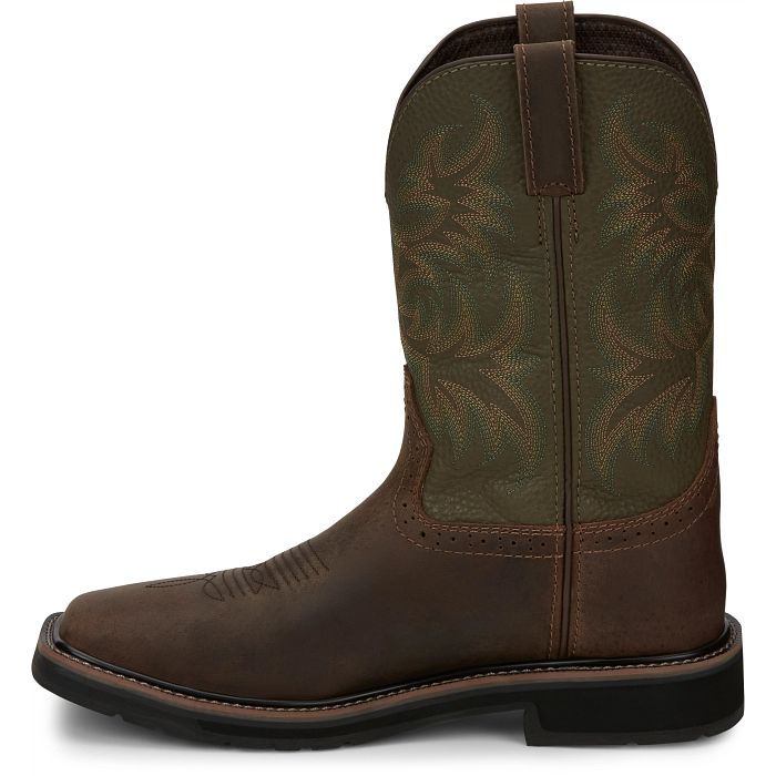 Men's Justin Driller 11" Work Boot SE4687 - Crazy House Western Wear