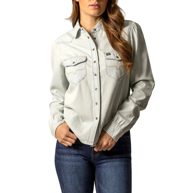 Women's Kimes Ranch Light Blue Jane Denim Snap
