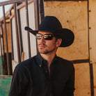 Bex Black Brown and Silver Jaxyn XL OTG Sunglasses S165BBS