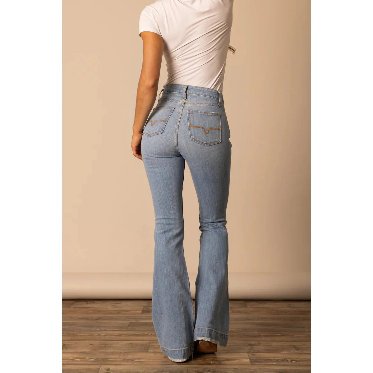 Women's Kimes Ranch Jennifer Ultra High Rise Flare Leg Jean JENNIFER-SUGAR FADE - Crazy House Western Wear